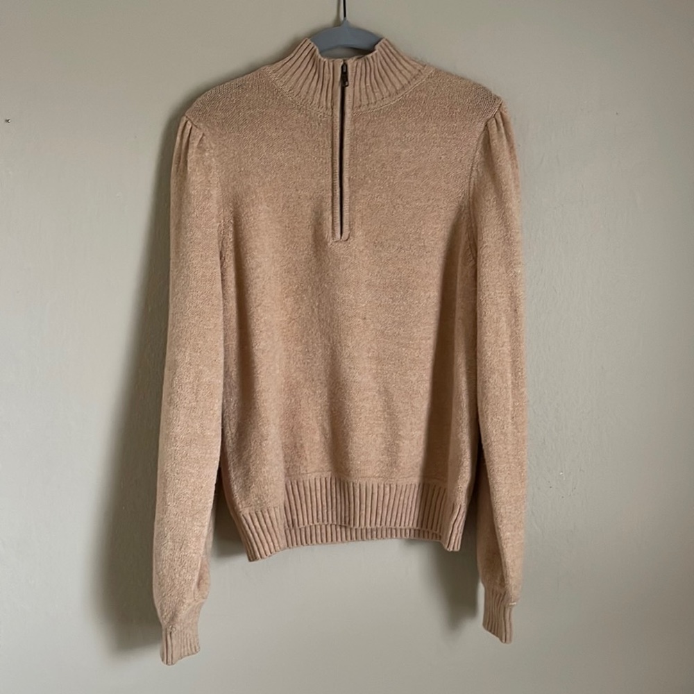 Universal thread half zip sweater.